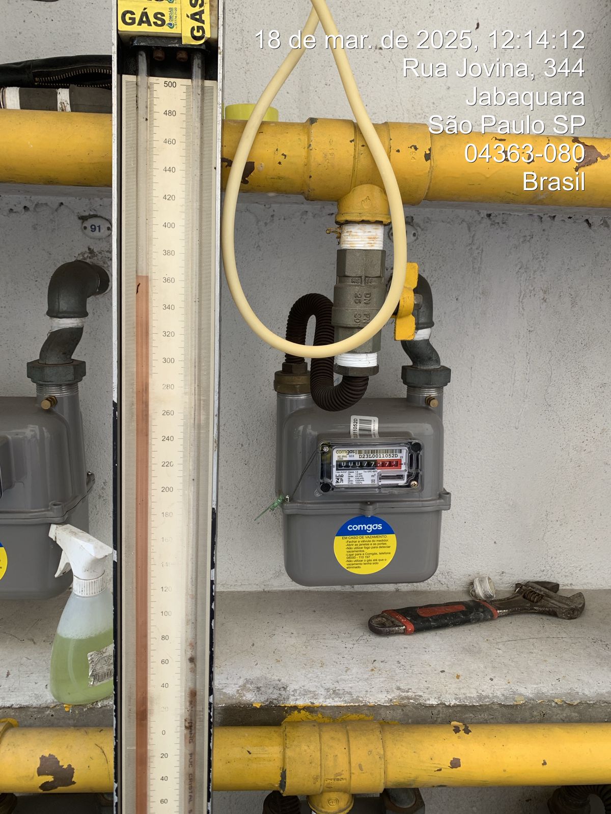 Adequação de ponto de gás